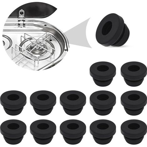 12 embouts en caoutchouc antirouille pour réchauds de camping Dometic, 5 mm (1/5)