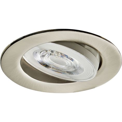 MI7 Enc. LED 6W 3CCT 2700/3300/4000K 580lm nickel connexion sans outil ARIC 51969 (1/5)