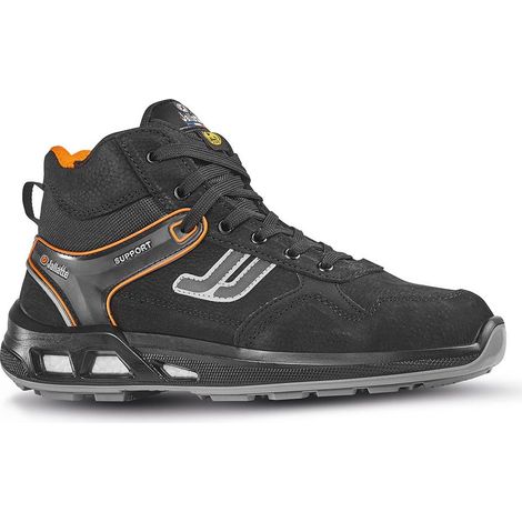 Jallatte – Chaussures de sécurité hautes S3 noires 47 – Cuir pleine fleur hydrofuge – Semelle anti-perforation – Doublure respirante 3D (1/7)