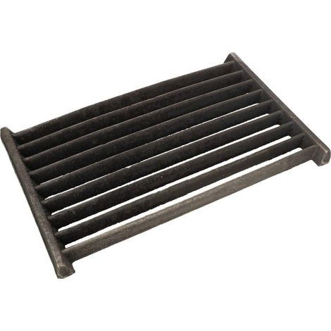 Kotarbau – Grille de cheminée en fonte 32 x 21,5 cm – Résistante aux températures élevées – Pour poêles et cheminées – Entretien facile
