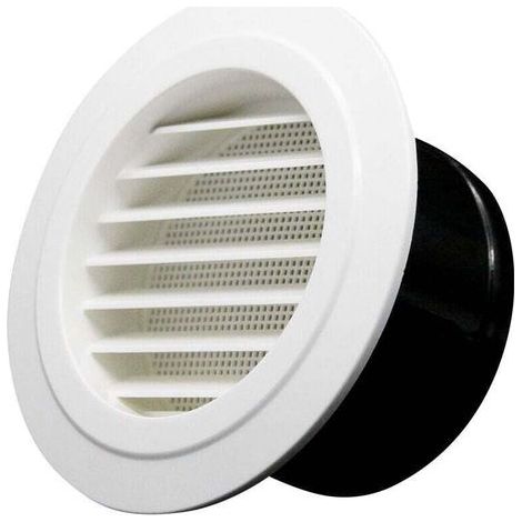 Salida de ventilación de 75 mm con rejilla protectora - ABS (ø75 mm) (1/4)
