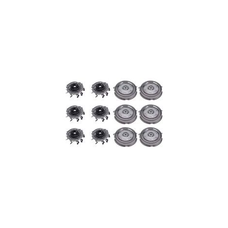 Lot de 6 Têtes de Rechange Lames Multi-Précision Compatibles Rasoirs Série 5000 S5000 S5420 S5380 S5351