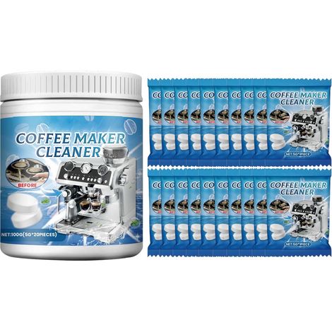 Détartrant Pour Machine À Café - Nettoyant Profond Pour Cafetières - Élimine Résidus De Café, Huile De Café Et Odeurs - 1 Pièce (1/5)