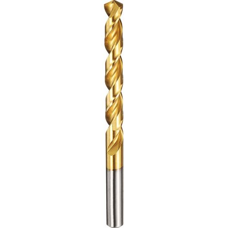 1 foret 10,9 mm de diamètre M42 8 % cobalt HSS outil de coupe pour usinage de métal dur, acier inoxydable, travail du bois, artisanat, angle de coupe de 135° TIN (1/5)