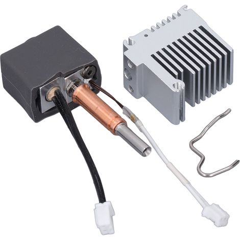Kit de tête d'impression hot end extrudeur buse en acier trempé pour Kobra 3 accessoires de remplacement d'imprimante 3D (1/5)