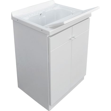 Lavatoio 60x50 cm con mobile in ABS e con tavola in propilene