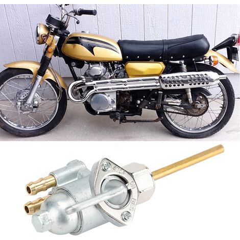 Robinet d'essence en aluminium compatible avec les modèles CL175, CB350, CL350, SL350, CB360, CL360, CB450 et CL450