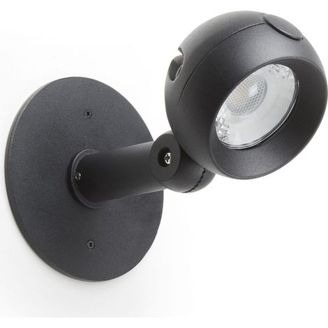 Projecteur surface tilt GIBSON IP65 LED SMD 10W 1170lm(900lm) CRI80 4000K 60º Noir (1/4)