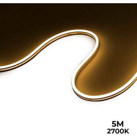 Néon LED flexible 24V DC - 6x13mm - 5 mètres - Kit complet - (1/5)