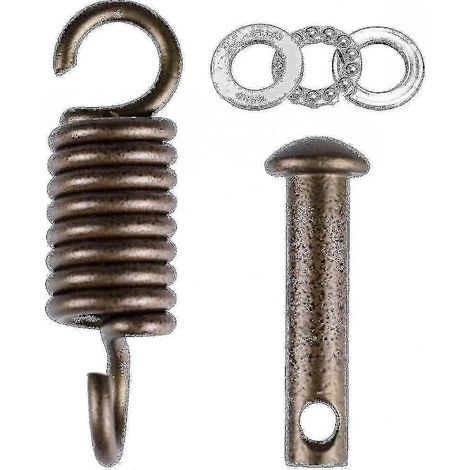 Komplettes Hängesessel-Aufhängungsset – Feder, Drehverschluss und Stopfen für eiförmige Hängesessel – Tragkraft 227 kg (500 lb) – Zro-av (1/5)
