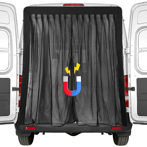 Wolketon Zanzariera magnetica per auto 180x150 cm, rete anti-zanzare per portiera di auto, furgoni e SUV, protezione dagli insetti per il campeggio