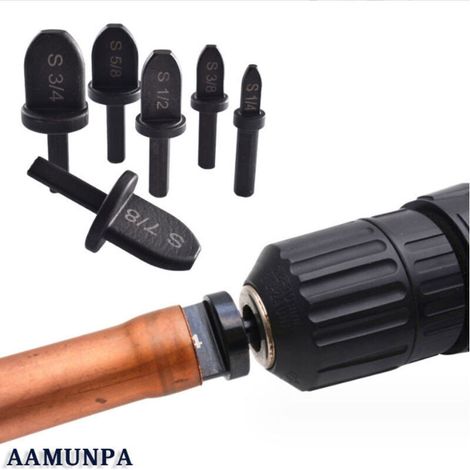 6 Pièces Tube Expander Roulement, Découpe Cuivre En Acier Hex Handle Air Conditioner De Cuivre Outil D'emboutissage Ensemble Multifonction De Cuivre Tornade Outil (1/5)