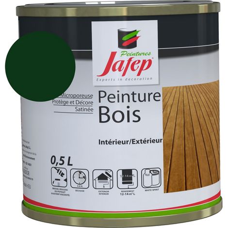 Peinture bois vert anglais Jafep 0,5 L