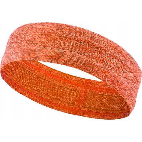 Fascia sportiva arancione per esercizi di corsa e fitness