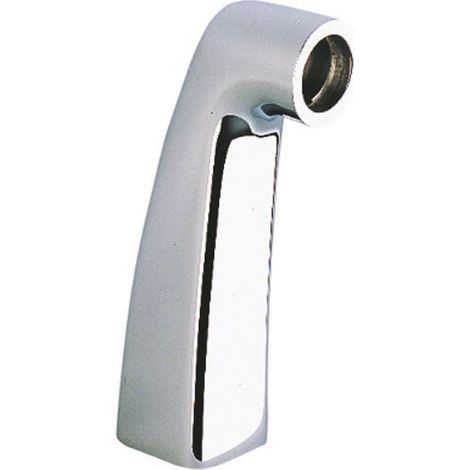 Grohe – Raccord colonnette 1/2'' sur gorge – Fixation par nipple – Saillie 57 mm – Résistant à l'usure pour environnements restreints (1/2)