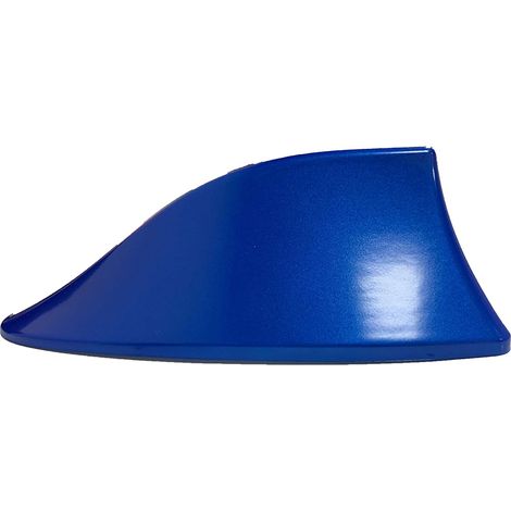 Antenne aileron de requin en plastique ABS, compatible avec la plupart des voitures - Bleue