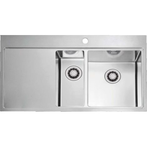 Alveus Pure - Evier 98x53 cm, Quick-Close, inox 1149520 (1/2)