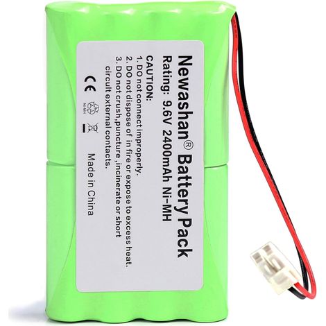 Batterie Rechargeable Ni-MH 2400mAh 9,6V pour Moteur Freevia Axovia Evolvia Passeo GDK SGA SGS M3 HR15/51 (1/4)