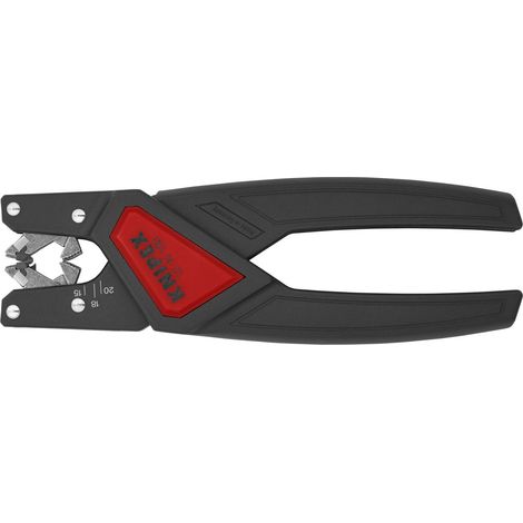 Knipex 12 74 180 SB Abisolierzange schwarz rot