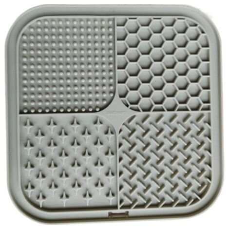 Lot de 2 tapis à lécher pour chiens et chats - Jouet apaisant pour soulager l'anxiété - Passe au lave-vaisselle - Pour le beurre, le yaourt, les cacahuètes, le bain, le toilettage (1/3)