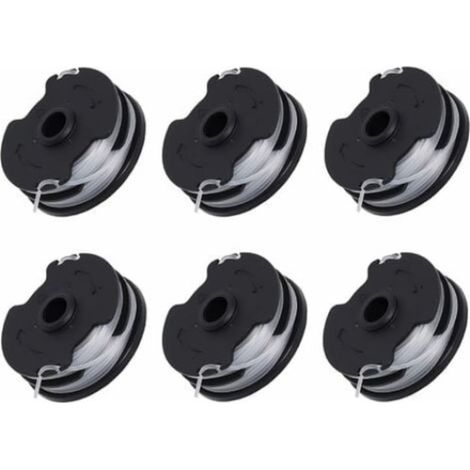 6 rouleaux de fil de coupe pour débroussailleuse sans fil Parkside PRTA 20-Li C3, épaisseur 1,65mm, longueur 8,3m, matière ABS, lot de 6 (1/5)