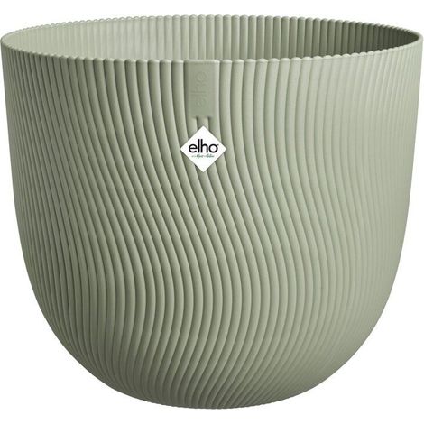 Runder Blumentopf - ELHO - Sereh Rund 60 - 110 L - Ø 59 x H 51 cm - Grün - Innen/Außen