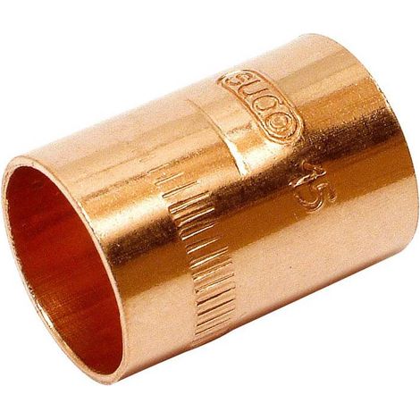 Manguito 42 Ø H-H cobre 270Cu, con tope
