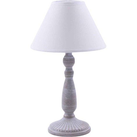 Lampada in metallo grigio, Ø20H34 cm (kit da 3) (1/2)