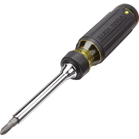 Tournevis à cliquet multi-bits, outil 15 en 1 avec embouts Phillips, fendues, carrés, Torx et combinés et tourne-écrou 1/4" (1/5)