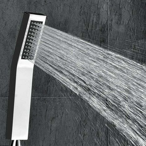 Pommeau de Douche en Laiton Haute Pression, Style L, Finition Chromée, Taille S, Rainsworth