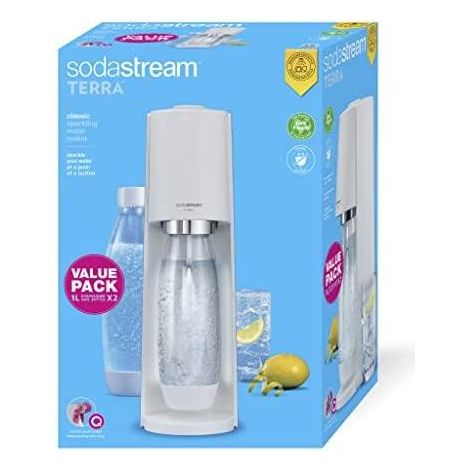 Sodastream TERRABILV Sprudelmacher Wassergerät Weiß Modernes Design (1/3)