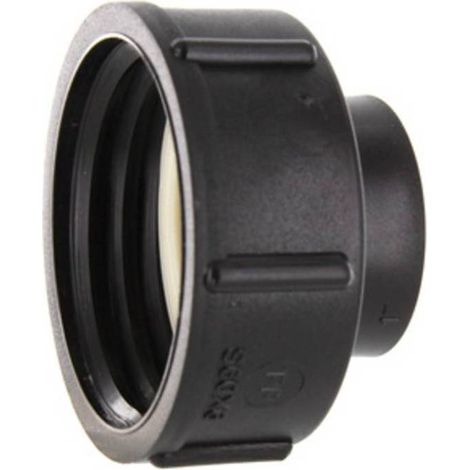 2 x ADATTATORE P/CISTERNA PP FILETTO D 60 MM X 1 F
