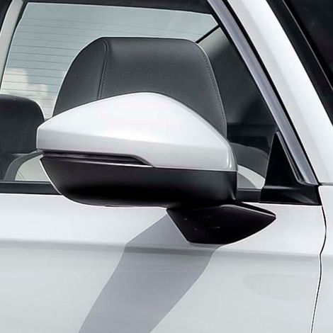 Coque de rétroviseur latéral en ABS haute résistance pour Honda Civic 2021–2024 Côté droit blanche