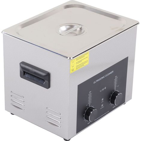 Lot Ultrasons 10L Nettoyeur Dégraissage Industriel Pièces Bijoux Machine Réglable Prise UE 220V (1/5)