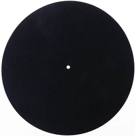 Tapis de plateau en feutre pour platine vinyle, tapis antidérapant audiophile de 3 mm d'épaisseur, pour disques vinyle LP, pièces de réparation audio (1/5)