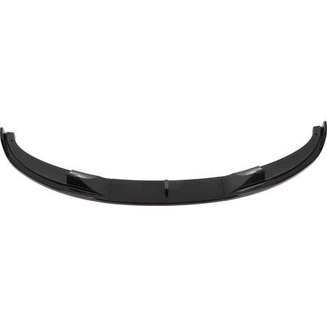 Lèvre de Pare-Chocs Avant de Voiture, 3 Pièces Séparateur de Pare-Chocs Avant de Voiture Becquet de Lèvre de Pare-Chocs ABS pour E60 E61 M5 2005-2010 (Noir Brillant) (1/5)