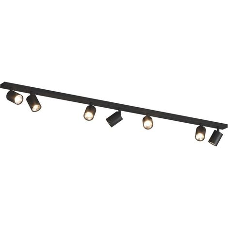 Binario top light kora 1208 7 ne gu10 led lampada soffitto parete moderna faretti orientabili