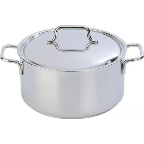 Demeyere Bratentopf mit Deckel, 18 cm | rund | 18/10 Edelstahl (40850-163-0) (1/5)