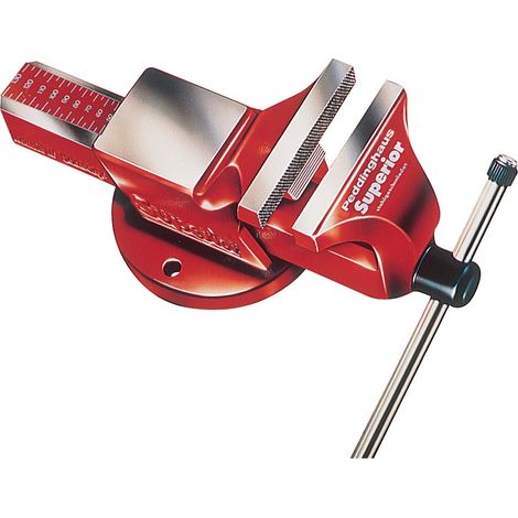Étau parallèle Superior largeur de mors 160 mm envergure 225 mm avec mors serre-tubes