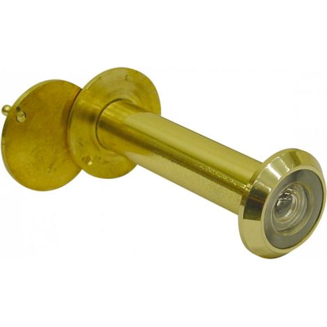 Spioncino Panoramico per Porta 16 mm 60-110 mm Ottone Lucido