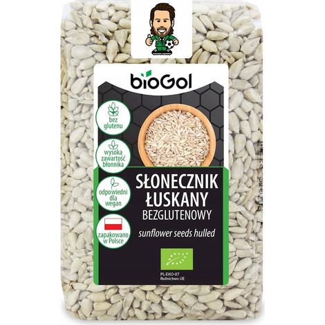 Semillas de girasol peladas sin gluten ORGÁNICAS 350 g - biogol