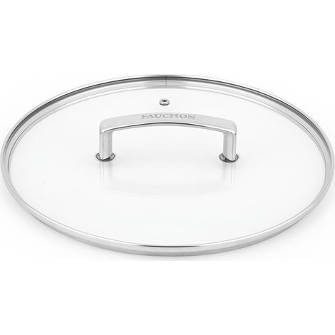 FAUCHON ART DE LA TABLE - Couvercle 28cm en verre et en aluminium SIGNATURE