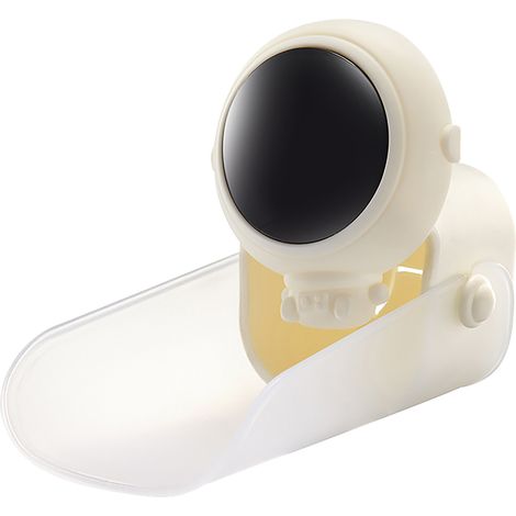 Prolongateur de robinet bébé 10,3 cm aide lavage mains enfant U forme cartoon sécurité lavabo accessoire pour tout-petits ivoire blanc (1/5)