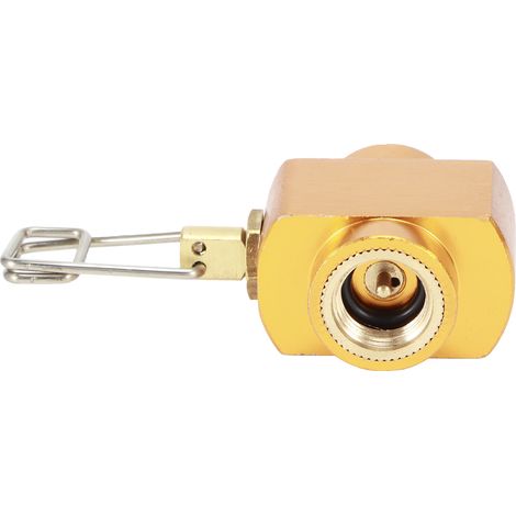 G1/4 DN8 Adapter für Campingkocher, Gasnachfüllventil-Adapter, Gaskocherzubehör (1/5)