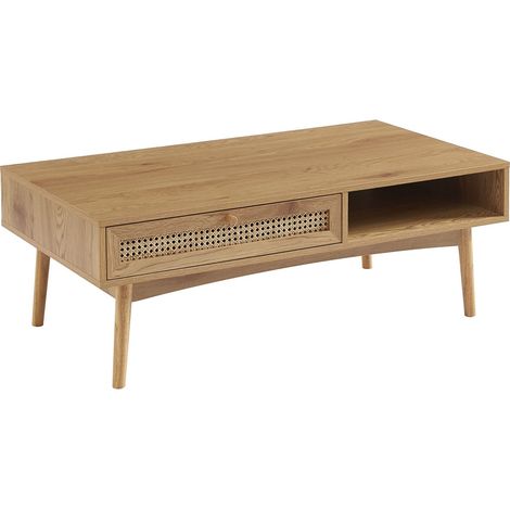 BAÏTA Ines Tavolino da caffè, Marrone, 115 cm (1/5)