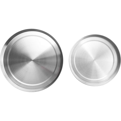 Lot de 4 protège-plaques de cuisson en acier inoxydable 17/21 cm (1/5)