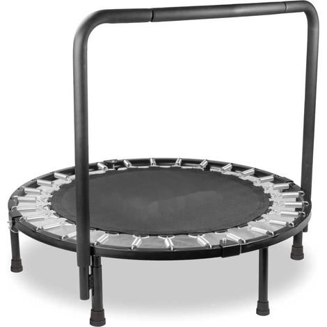 Trampolino elastico con struttura in tubi di acciaio per bambini (1/4)