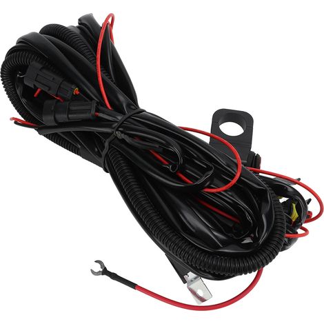 Motorrad-Lenkerschalter für LED-Nebelscheinwerfer, wasserdichter Kabelbaum für Quad und Motocross, 2,2 Meter Kabel, robustes Schalterset (1/5)