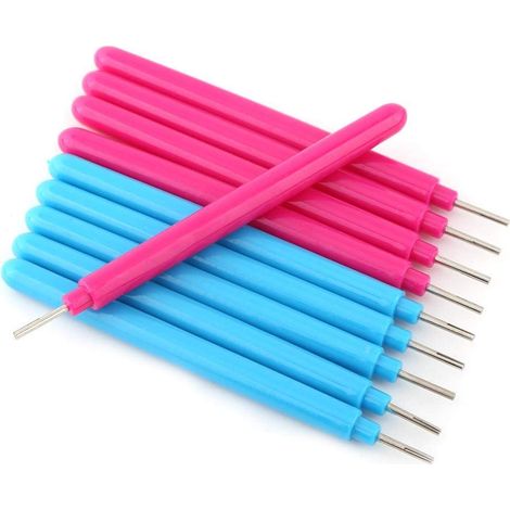 Outil De Pâte De Papier Bricolage Quilling Papier Artisanat Kit De Roulement Fendue Outils Bandes Pince à Épiler pour La Décoration (1/5)