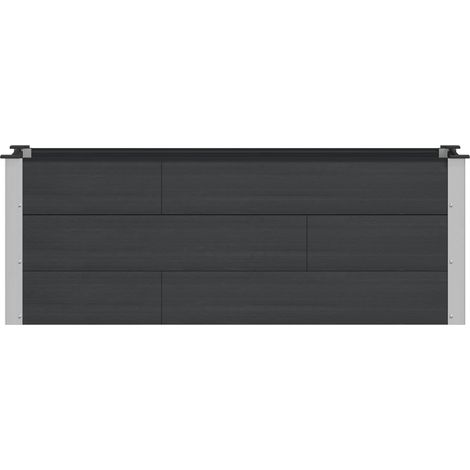 Maison Exclusive - Hochbeet Schwarz 150 x 50 x 54 cm